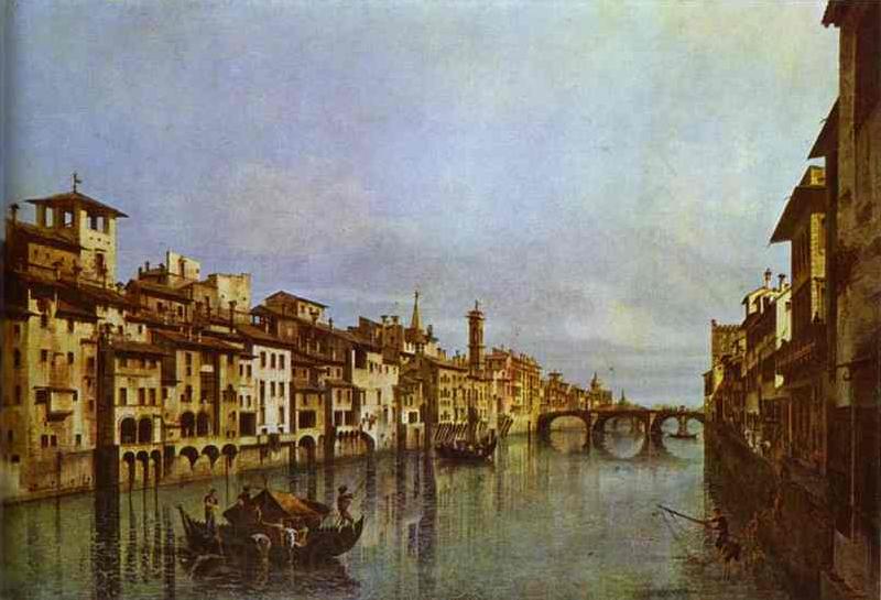 Bernardo Bellotto Arno in Florence.